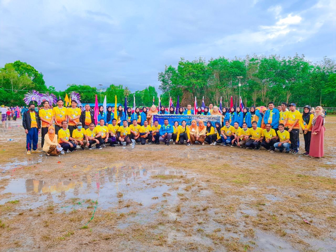 พิธีเปิดการแข่งขันกีฬาพี่เณรสัมพันธ์ต้านภัยยาเสพติด ประจำปีงบประมาณ 2565